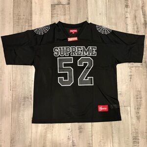 Supreme Black Jersey with Web Accents